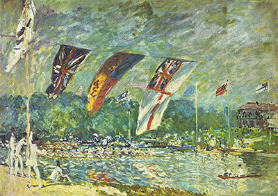 Regatta at Molesey near Hampton Court Alfred Sisley